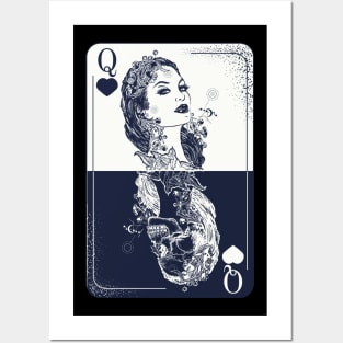 Queen of hearts Posters and Art